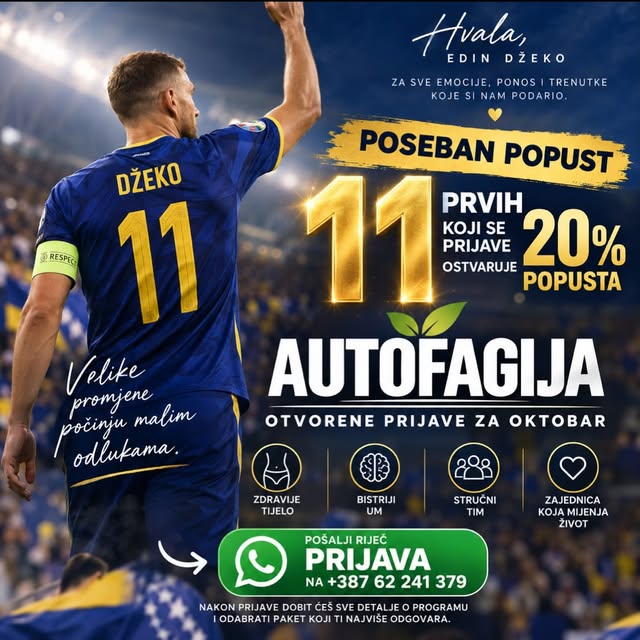 Instagram objava Autofagije s Edinom Džekom i informacijama o oktobarskom programu